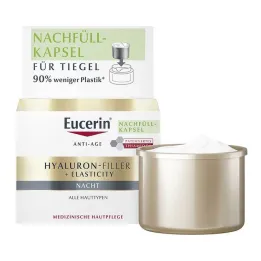 Eucerin Yaşlanma Karşıtı Hyaluronik Dolgu + Esneklik Gece Kremi, 50 ml