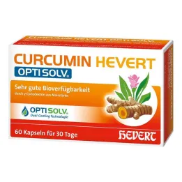 Kurkumin Hevert Optisolv kapsülleri, 60 adet