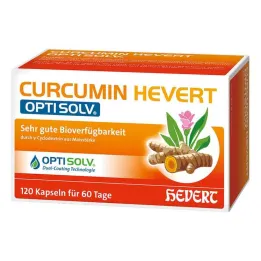 Kurkumin Hevert Optisolv kapsülleri, 120 adet