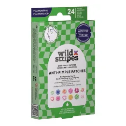 Wild Stripes Sivilce Karşıtı Yamalar Groovy Recover, 24 adet