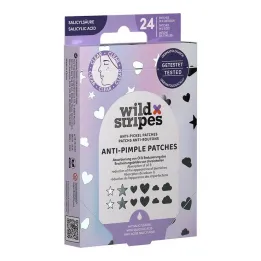 Wild Stripes Sivilce Karşıtı Yamalar Holo Clear, 24 adet