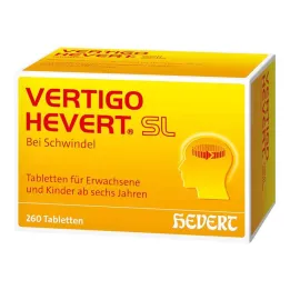 Vertigo Hevert SL tabletler, 260 adet