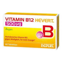 B12 Vitamini Hevert 500 µg tablet, 60 adet