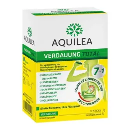 Aquilea Digestion Oral Çubuklar için Toplam Toz, 12 adet