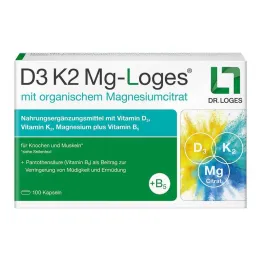 D3 K2 MG-Loges kapsülleri, 100 adet