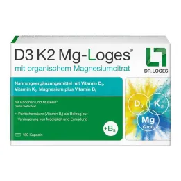 D3 K2 MG-Loges kapsülleri, 180 adet