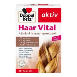 Doppelherz Hair Vital + Çinko + Darı Kapsülleri, 30 adet