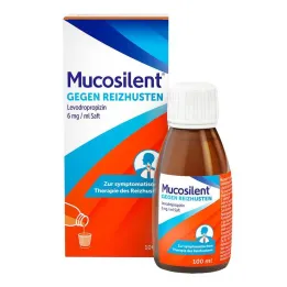 Kuru öksürük için mukosolvan Levodropropizin 6 mg/ml meyve suyu, 100 ml