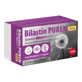 Bilastin Puren 20 mg tablet, 50 adet