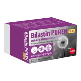 Bilastin Puren 20 mg tablet, 100 adet