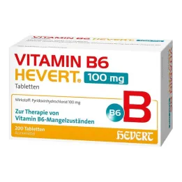 B6 Vitamini Hevert 100 mg tablet, 200 adet