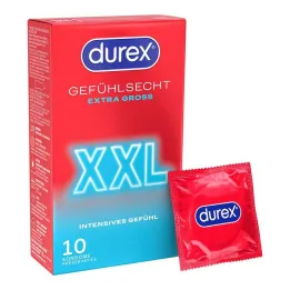 Durex Feeling Real XXL Prezervatif, 10 adet