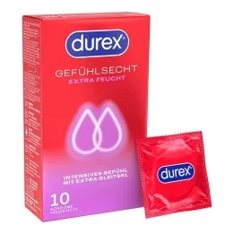 Durex gerçek hissi veren ekstra nemli prezervatif, 10 adet