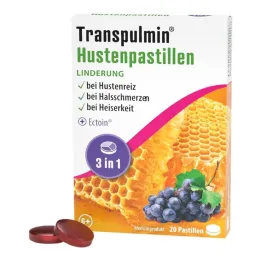Transpulmin öksürük pastilleri, 20 adet