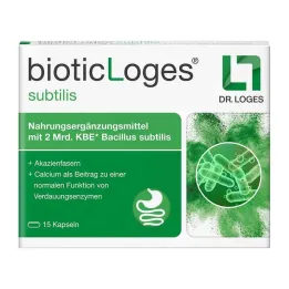 Bioticloges subtilis kapsülleri, 15 adet