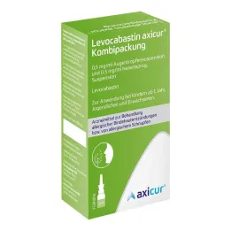 Levocabastin axicur kombinasyonu 0,5 mg / ml 4ml AT + 5ml Nas, 1 p