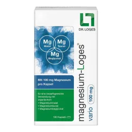 Magnezyum-Loges vario 100 mg kapsül, 180 adet