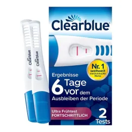 Clearblue gebelik testi.6 gün önce 2 hormon, 2 adet