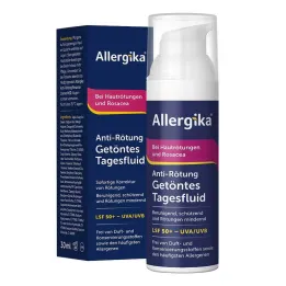 Alerjik kızarıklık önleyici renkli gündüz sıvısı LSF 50 +, 30 ml