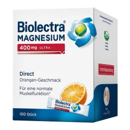 Biolectra Magnesium 400 mg ultra Direkt Portakal, 100 adet
