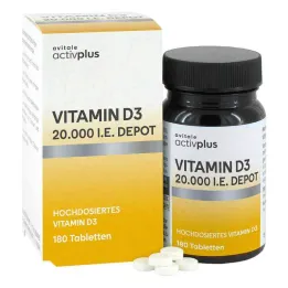 Activplus Vitamin D3 20.000 IU depo tablet (180 adet)
