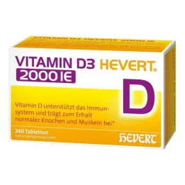 D3 Vitamini Hevert 2000 IU tablet, 240 adet