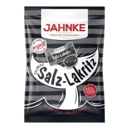 Jahnke Salmiak tuzlu meyankökü tatlıları, 125 g