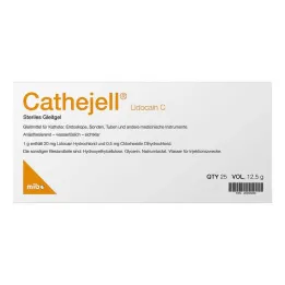 Cathejell Lidokain C steril yağlayıcı Zhs 12,5 g, 25 adet