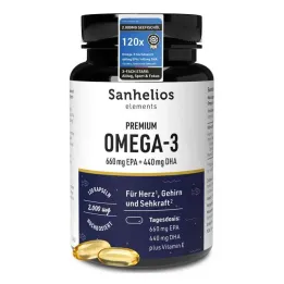 Sanhelios Premium Omega-3 kapsülleri, 120 adet